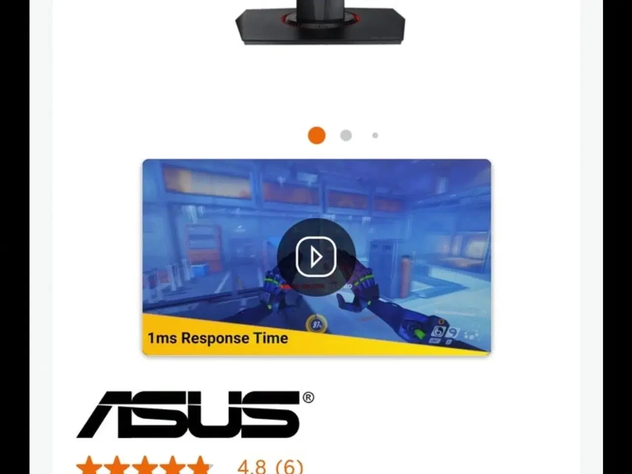 Billede 5 - ASUS TUF 27 VG27VQ GAMINGSKÆRM, fladskærm, CURVED 