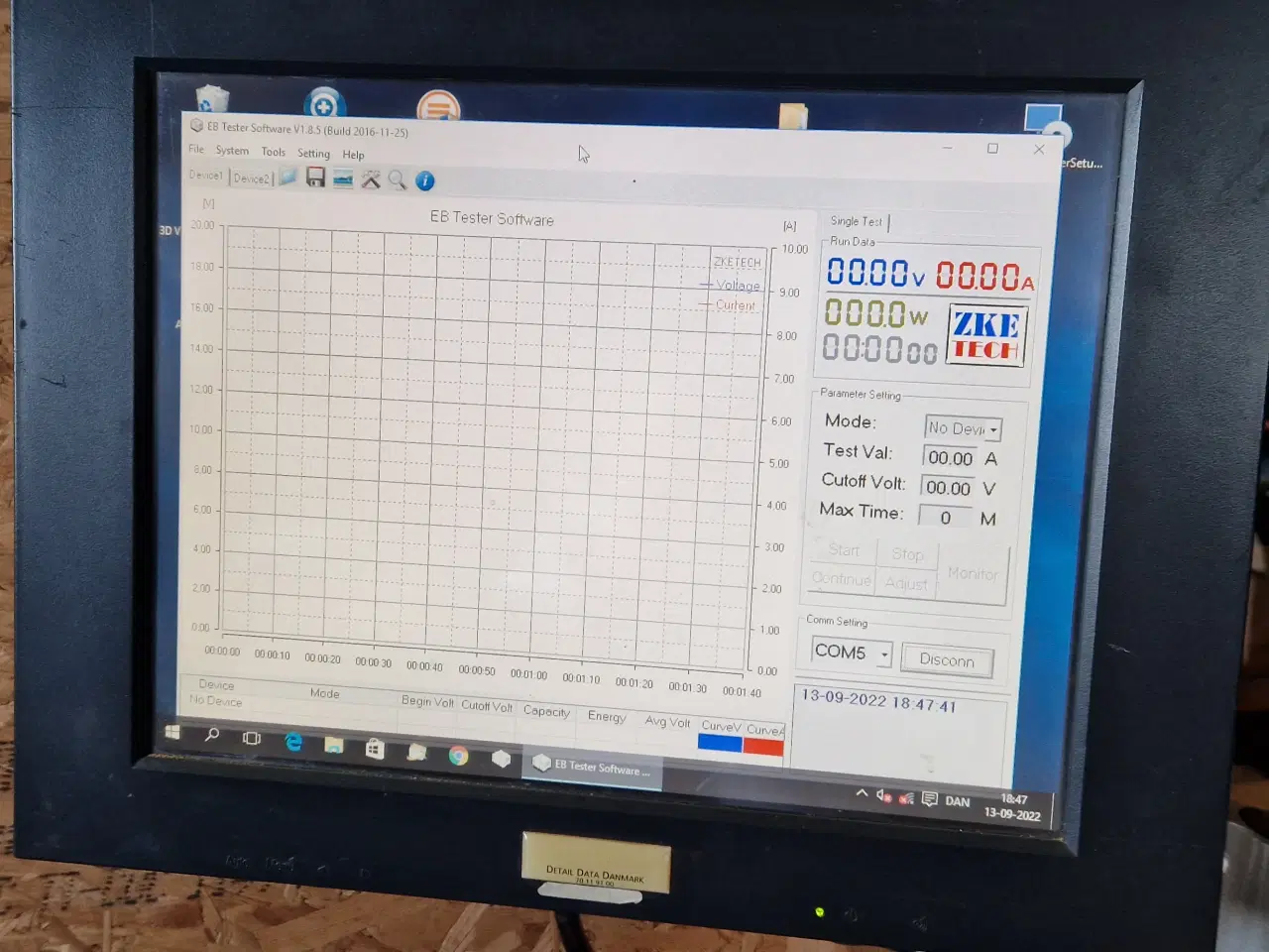 Billede 1 - Litium Batteri test