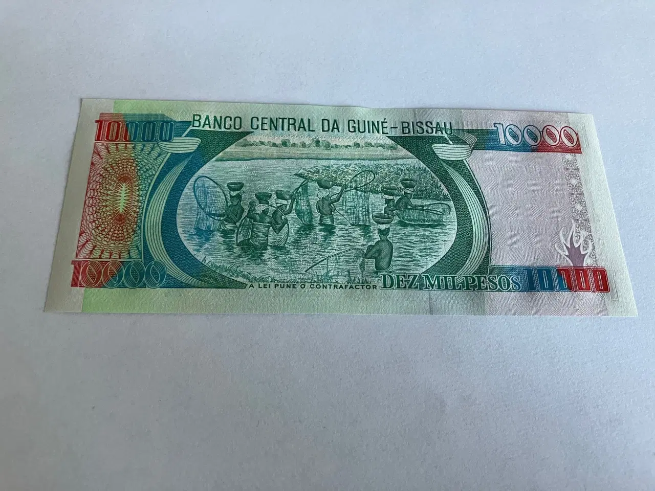 Billede 2 - 10000 Pesos Guinea-Bissau 1993