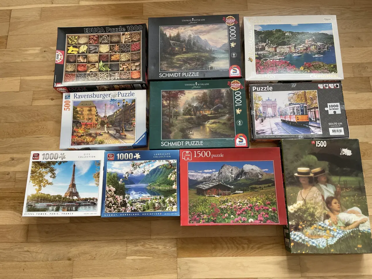 Billede 1 - Puslespil 1000 og 1500 brikker