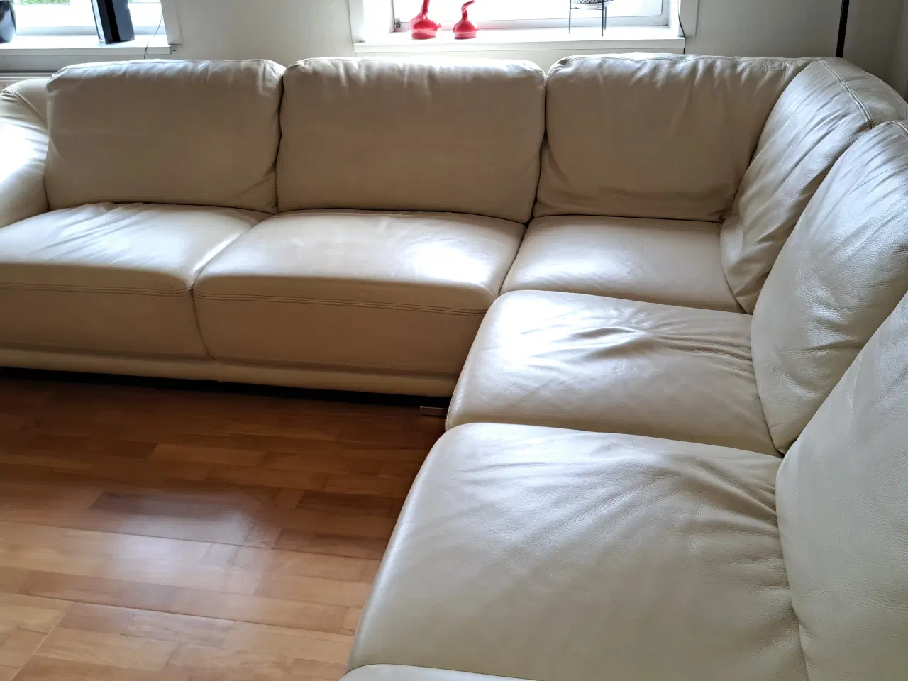 Billede 2 - Læder Sofa
