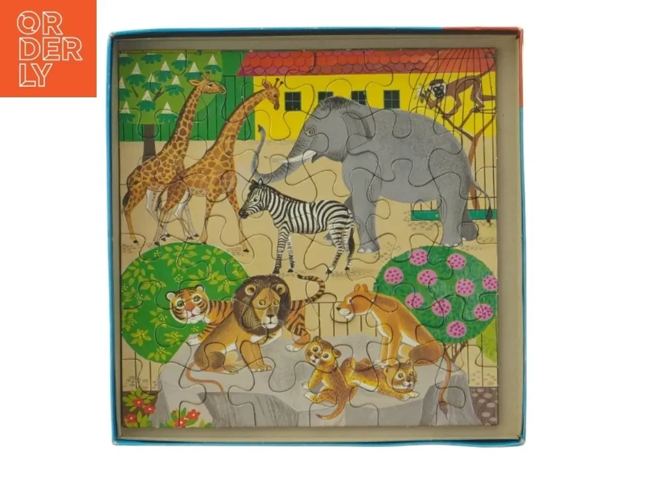 Billede 2 - Vintage børnepuslespil (str. 2 x 36. brikker)