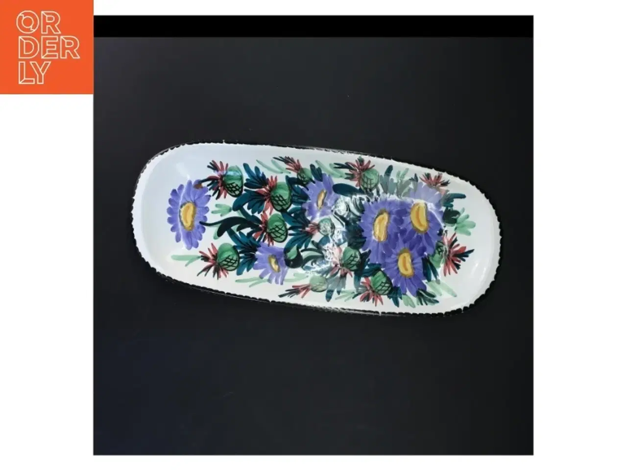 Billede 2 - Dekorativt fad (str. 37x12 cm)