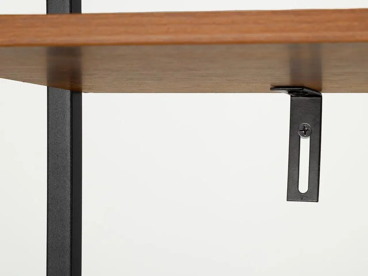 Billede 3 - Reolsystem Max Home - jern og træ MDF, 5 hylder, 30 × 144 × 24 cm