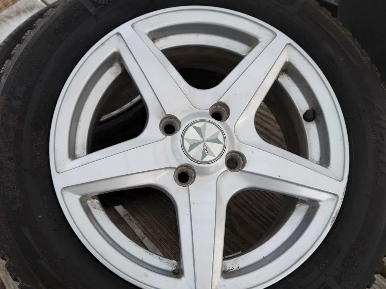 Billede 3 - Vinterdæk Michelin på Alu