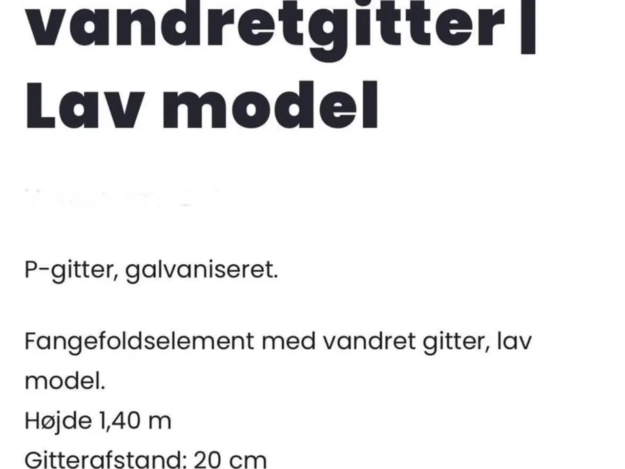 Billede 1 - Fangefold moduler sælges