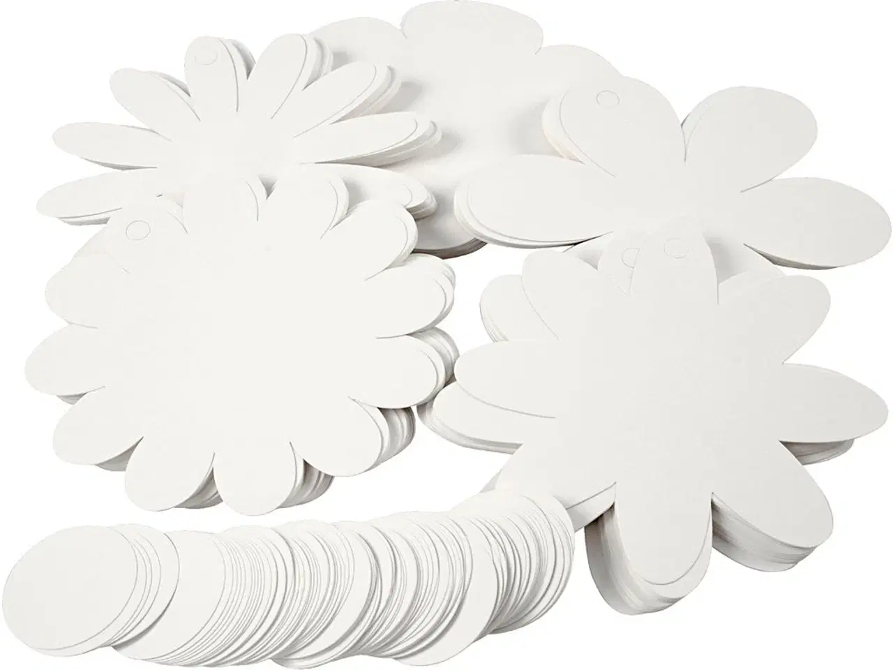 Billede 1 - Blomster, diam. 20 cm, 400 g, hvid, 5x20stk./ 1 pk.