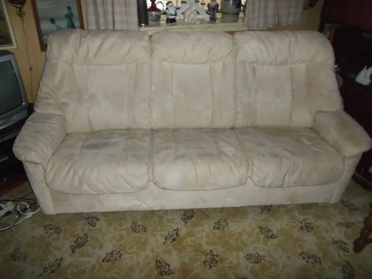 Billede 1 - Alcantara sofa, 3 pers.