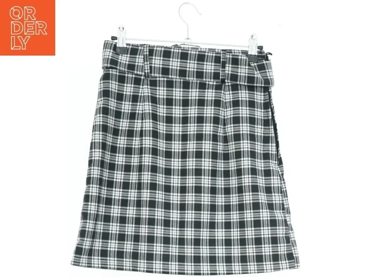 Billede 2 - Sort- og hvidternet nederdel fra H&M (str. S)