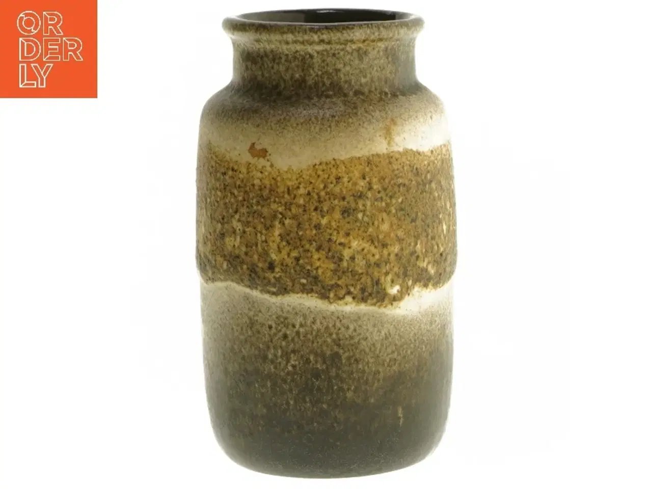 Billede 1 - Keramisk vase (str. Ø 6,5 cm længde 15 cm)