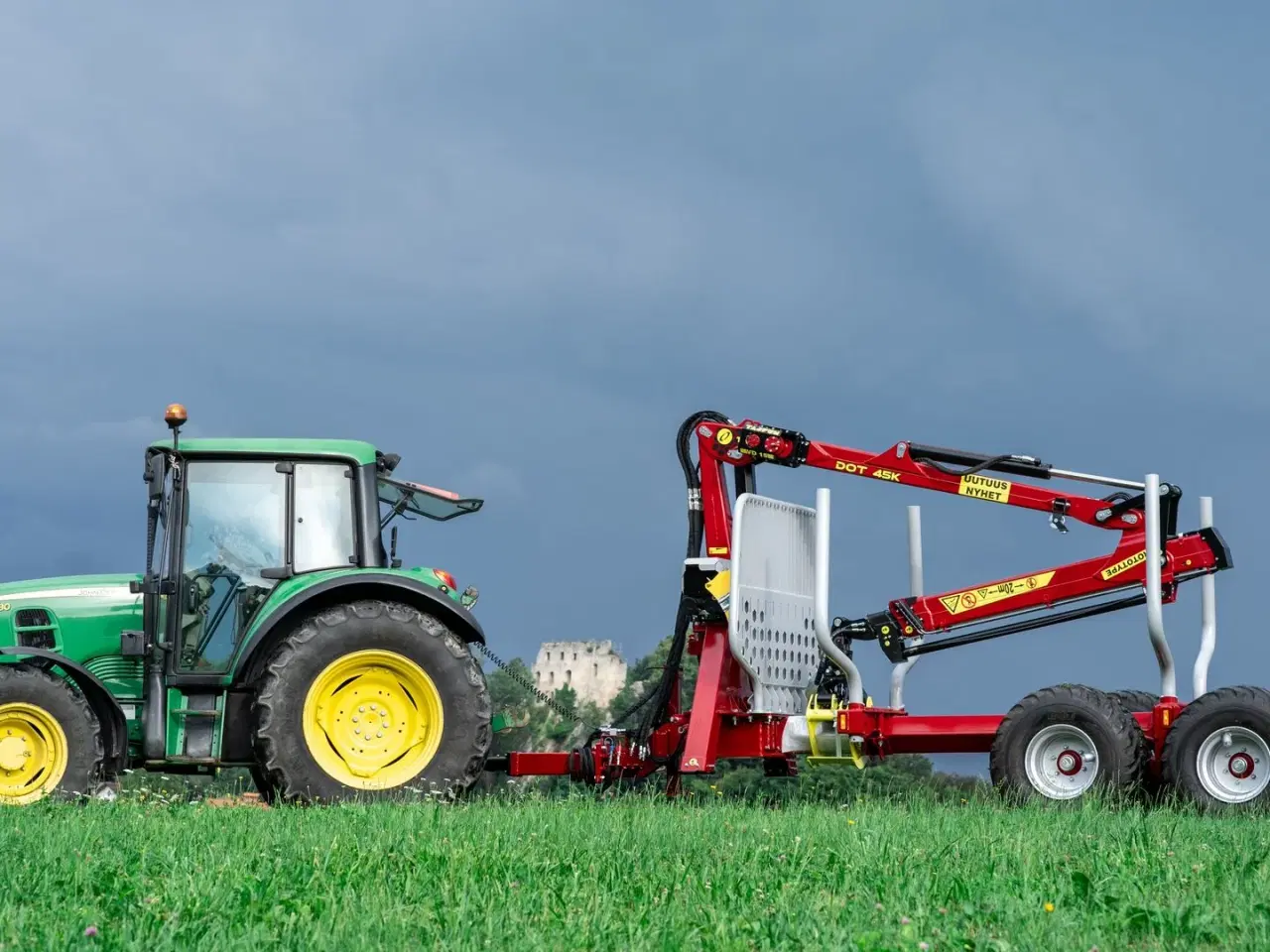 Billede 2 - Tajfun GAP 90 med DOT 40K kran ( 7,1 M )