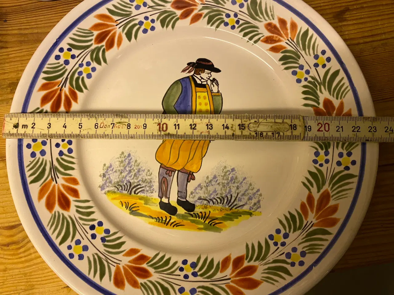 Billede 3 - Vintage Quimper Henriot tallerken