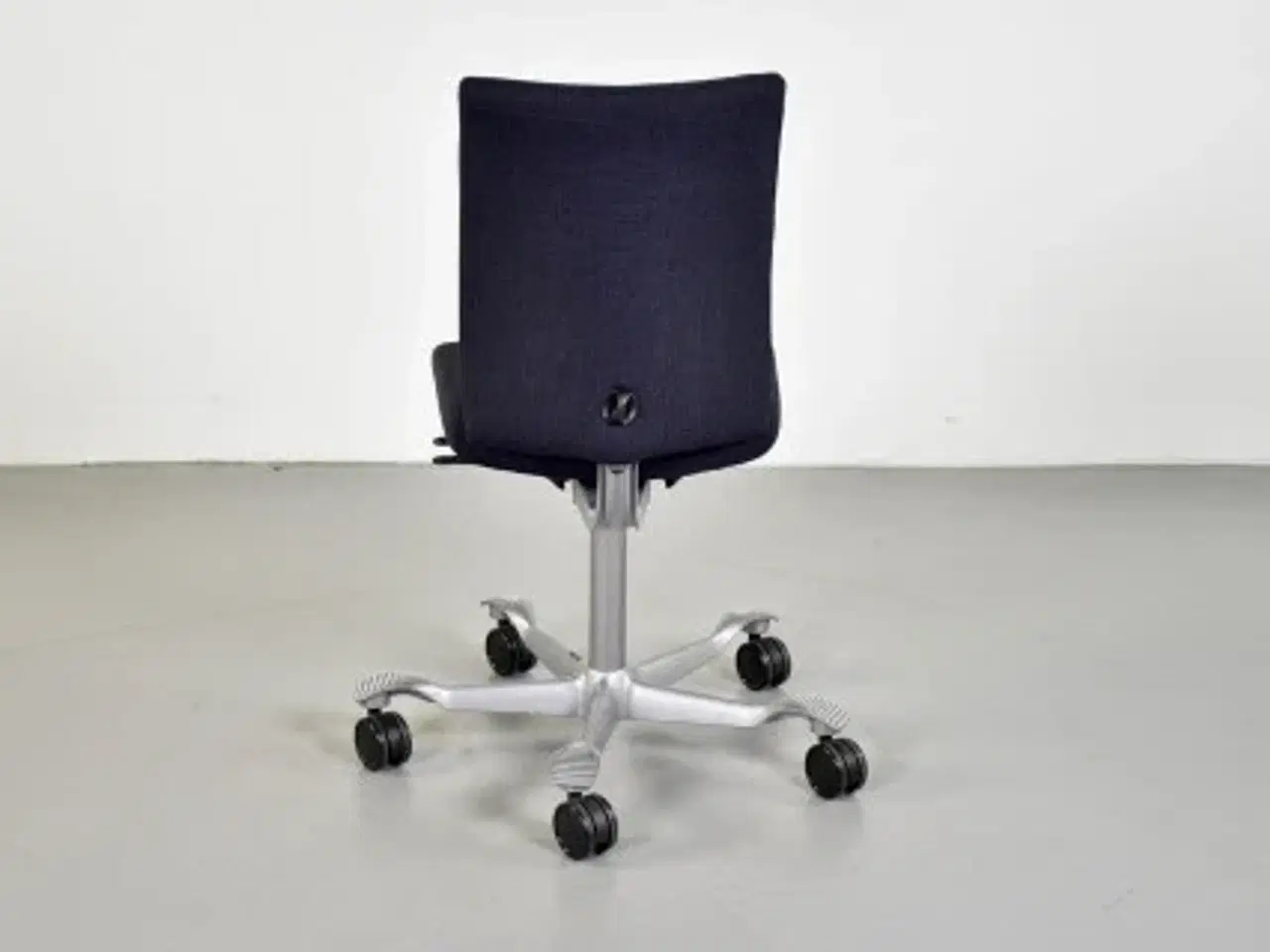 Billede 3 - Häg h04 credo 4200 kontorstol med sort/blå polster og gråt stel
