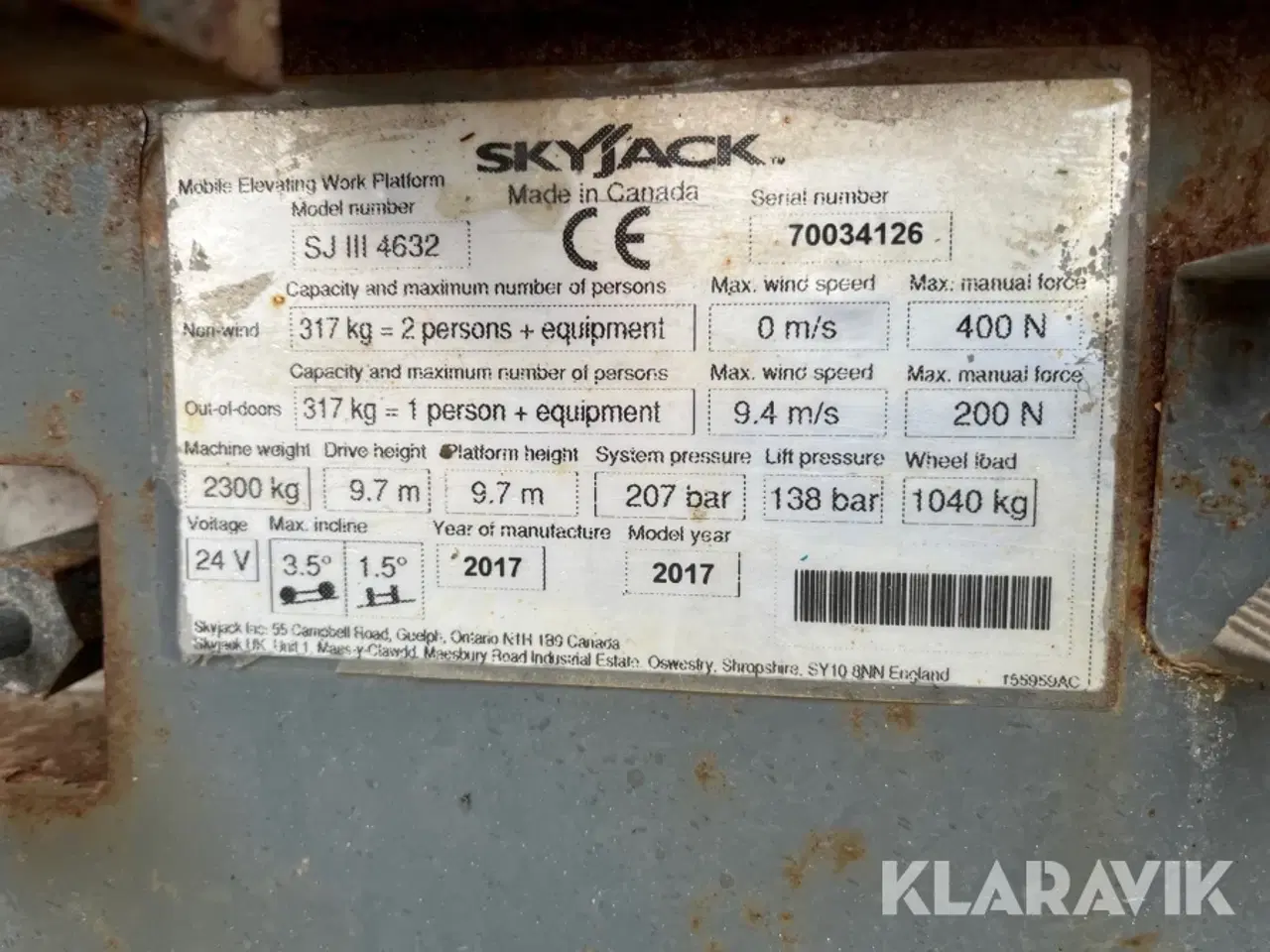 Billede 5 - Sakselift Skyjack SJlll4632