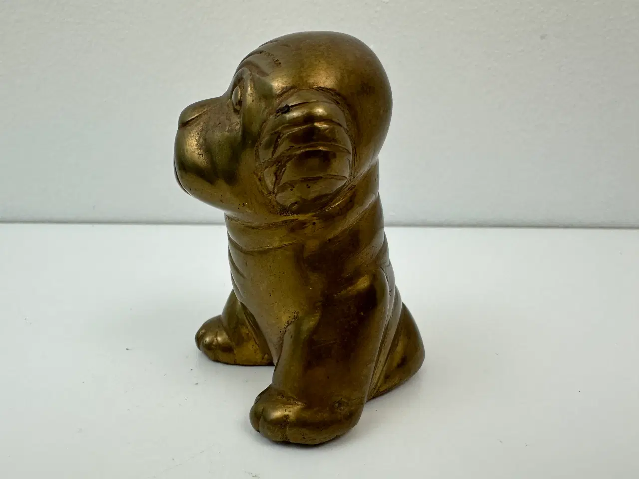 Billede 6 - Vintage hund / Bulldog i messing