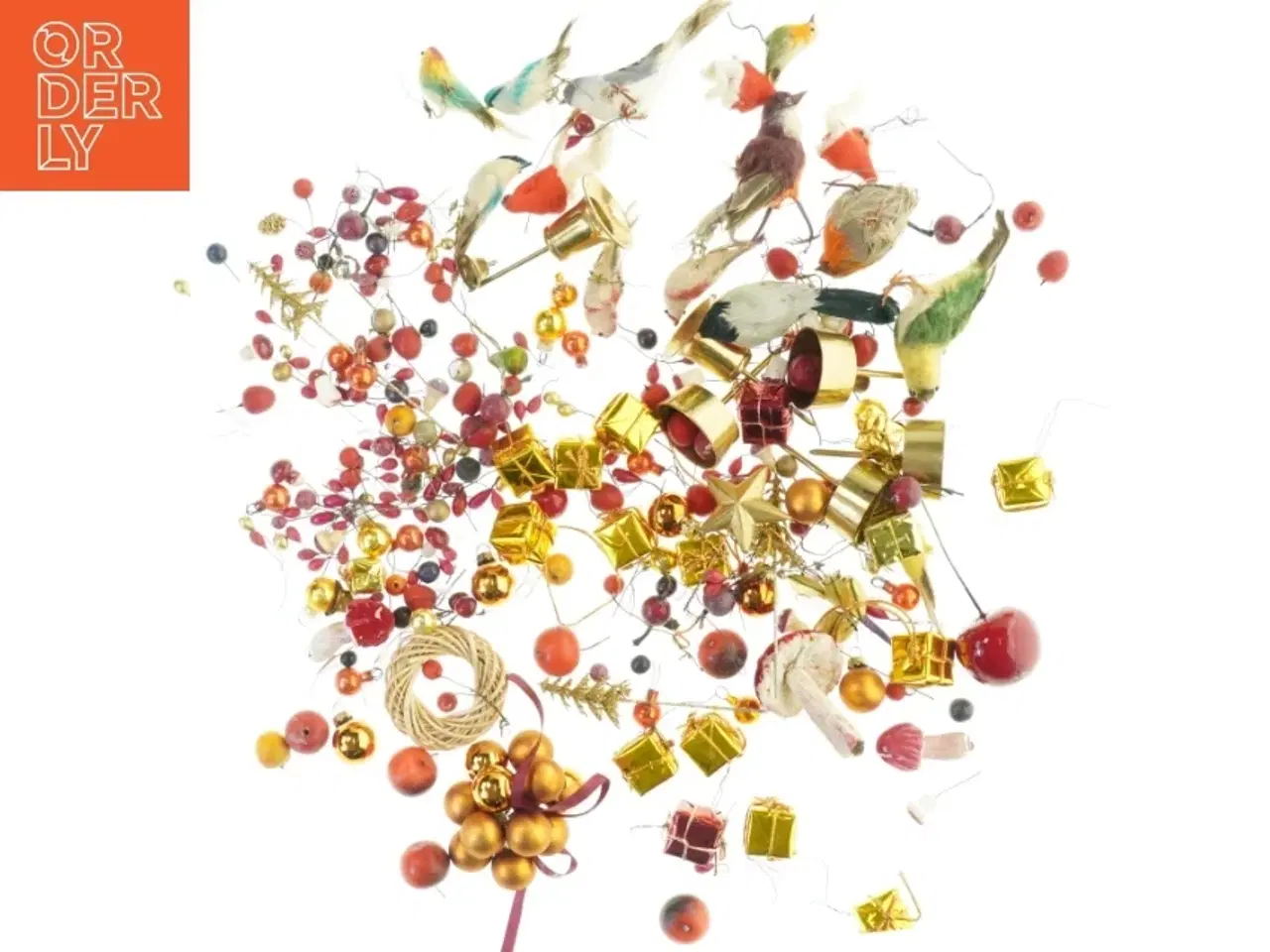 Billede 2 - Juledekorations pynt assorteret (str. 11 x 6 og 2 x 2)