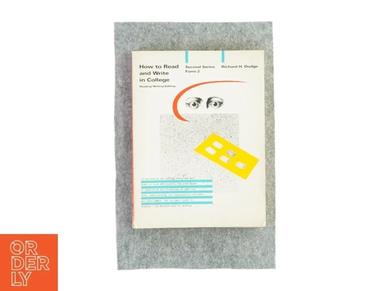 Billede 1 - How to read and write in college af Richard H. Dodge (bog)