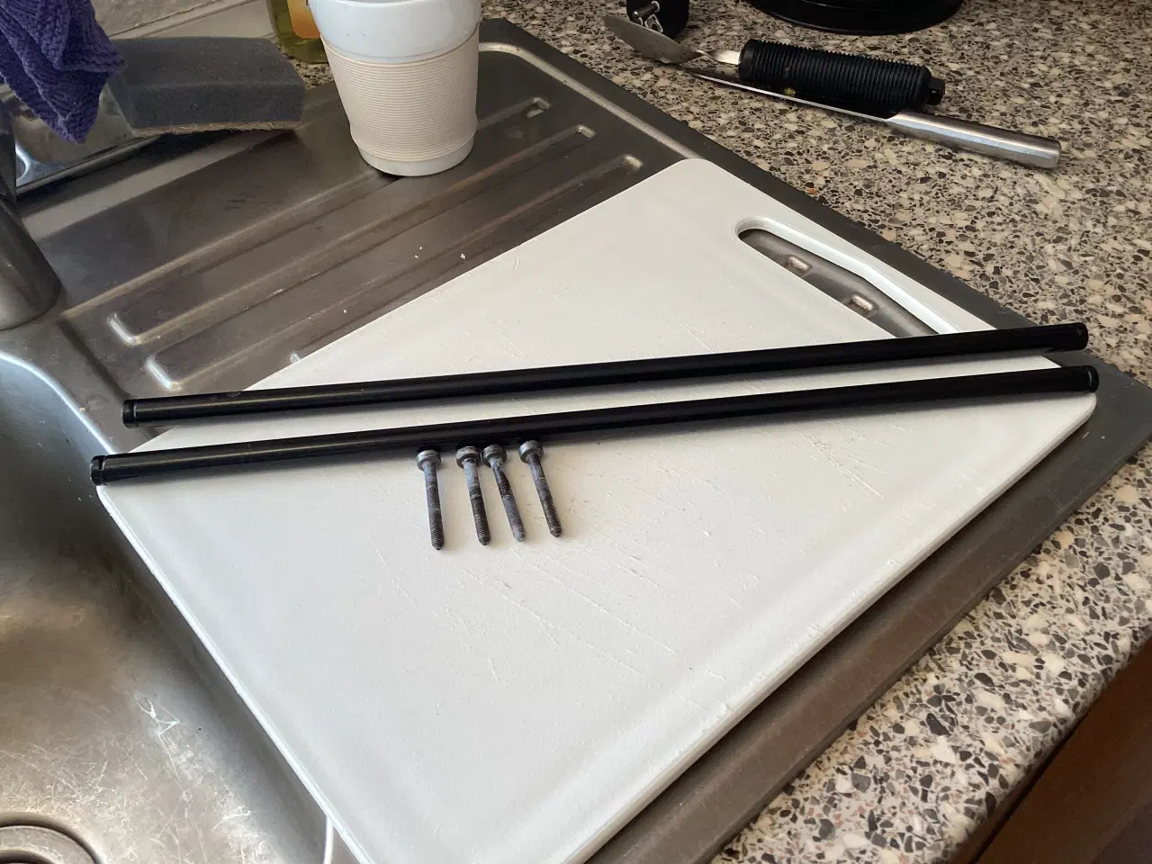 Billede 1 - Stænger til trip trap stol