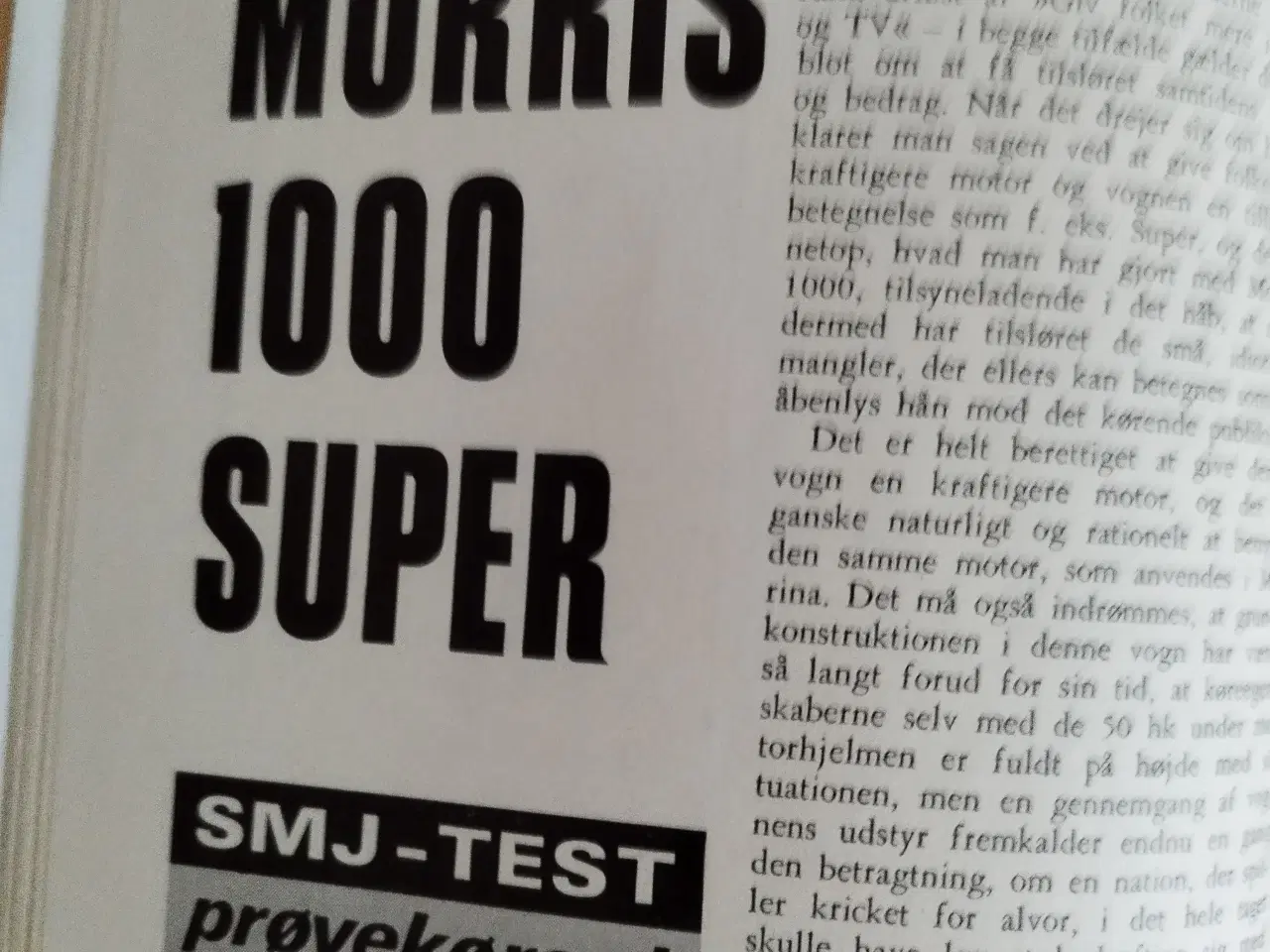 Billede 6 - MORRIS 1000 SUPER. 1963
