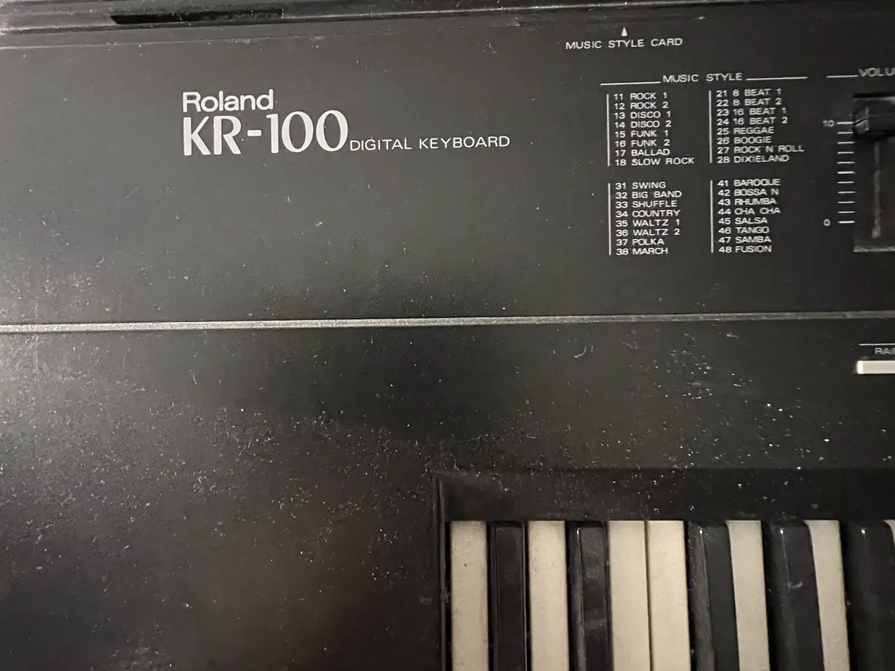 Billede 2 - Keyboard Roland kR-100, digital keyboard 