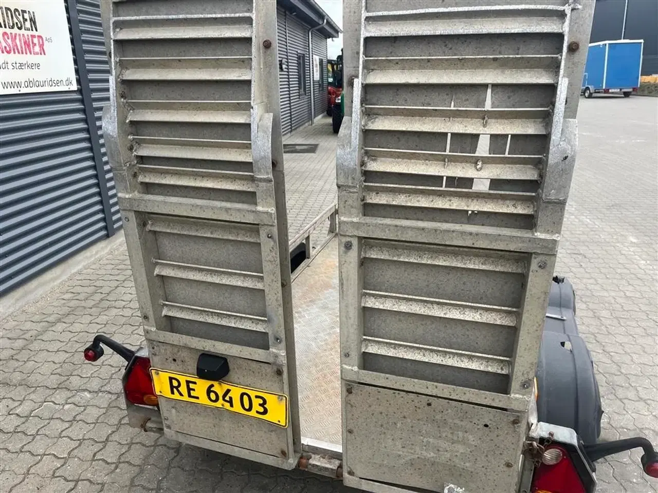 Billede 11 - Ifor Williams Model 4 lille maskintrailer med ramper.