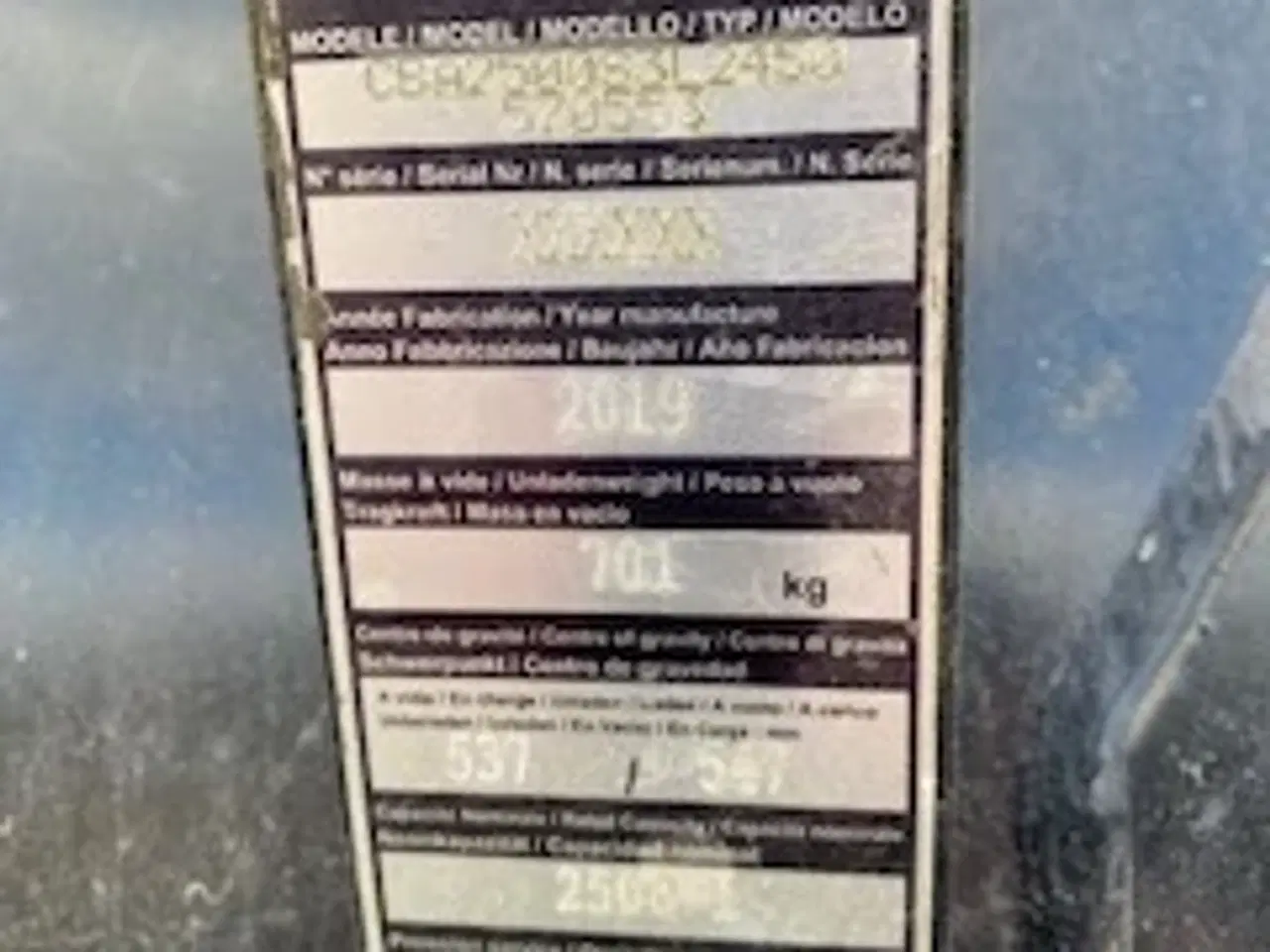 Billede 3 - kornskovl til manitou teleskoplæsser