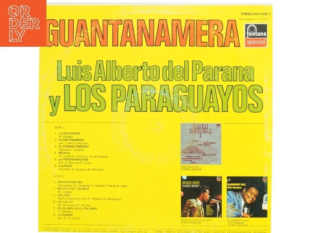 Billede 8 - Luis Alberto del Parana & Los Paraguayos - Guantanamera LP