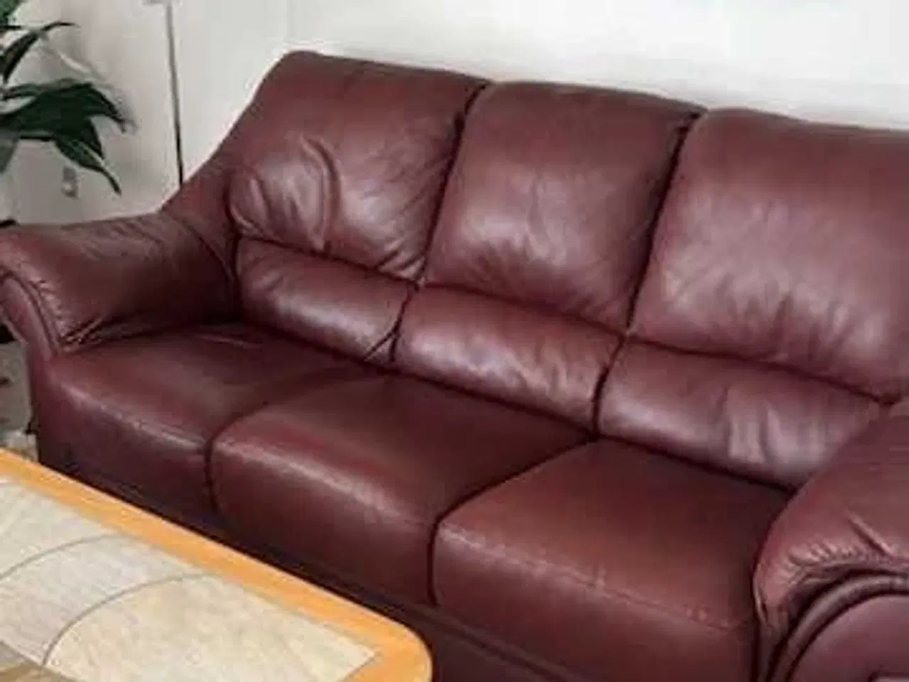 Billede 2 - Lædersofa