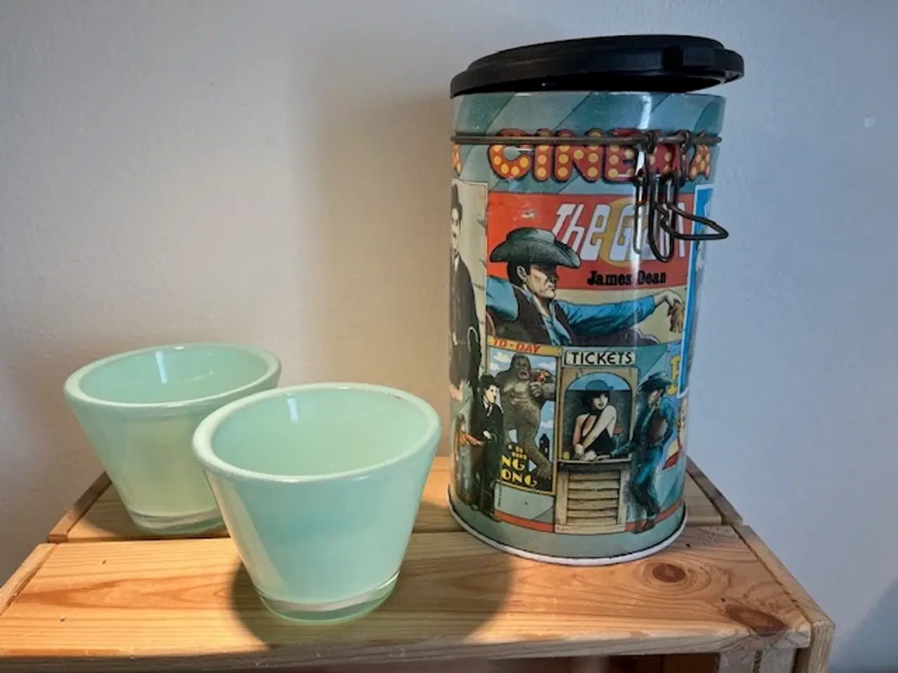 Billede 2 - Retro: Anne Black LovePlates-stager+Mivat dåse