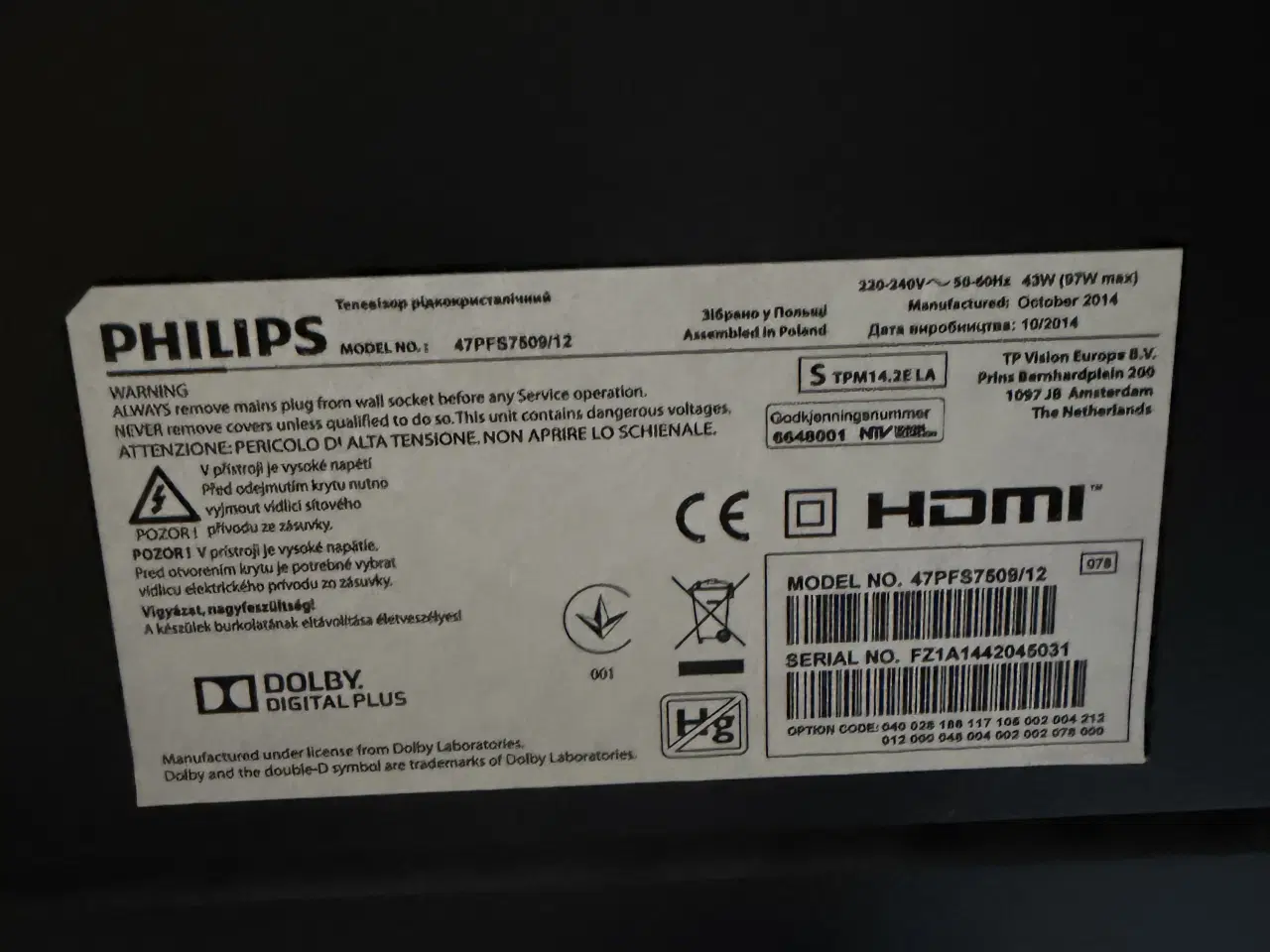 Billede 2 - Phillips tv