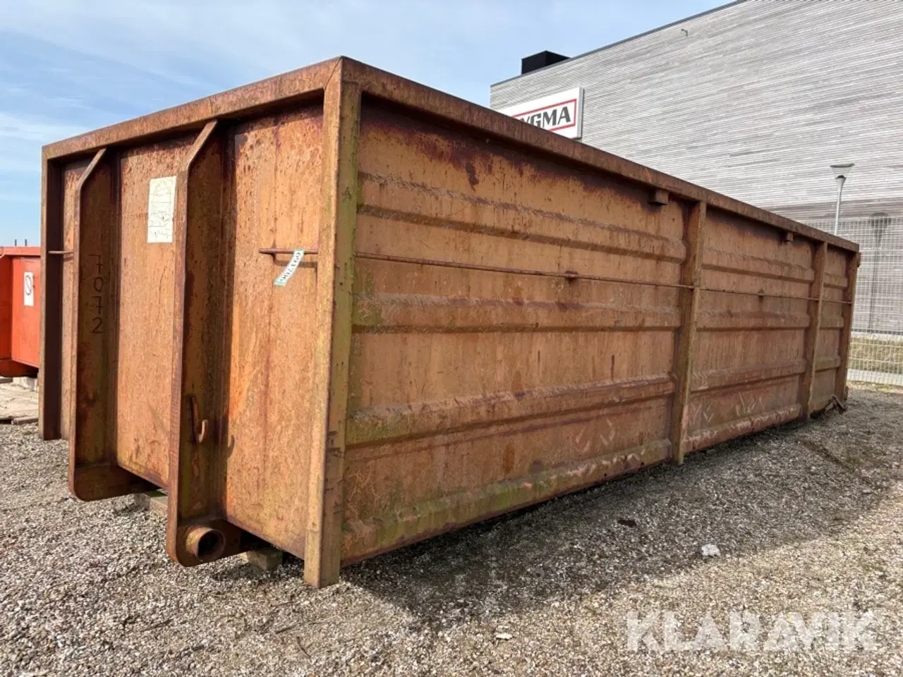 Billede 1 - Container 6 meter med forhøjet sider