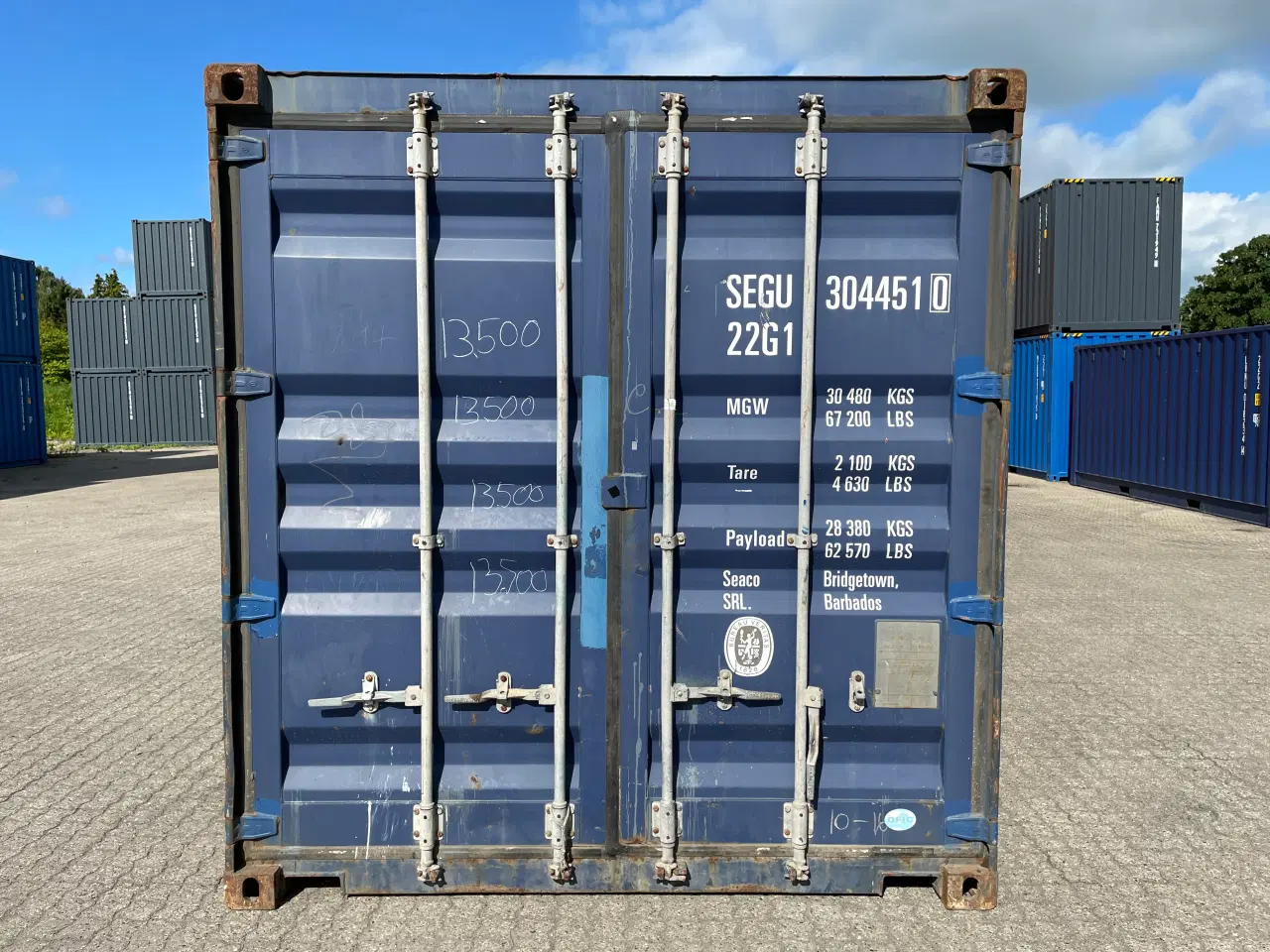 Billede 1 - 20 fods Container- ID: SEGU 304451-0