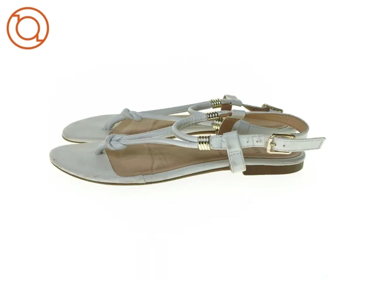 Billede 8 - Hvide sandaler med remme fra Seaside (str. 35)