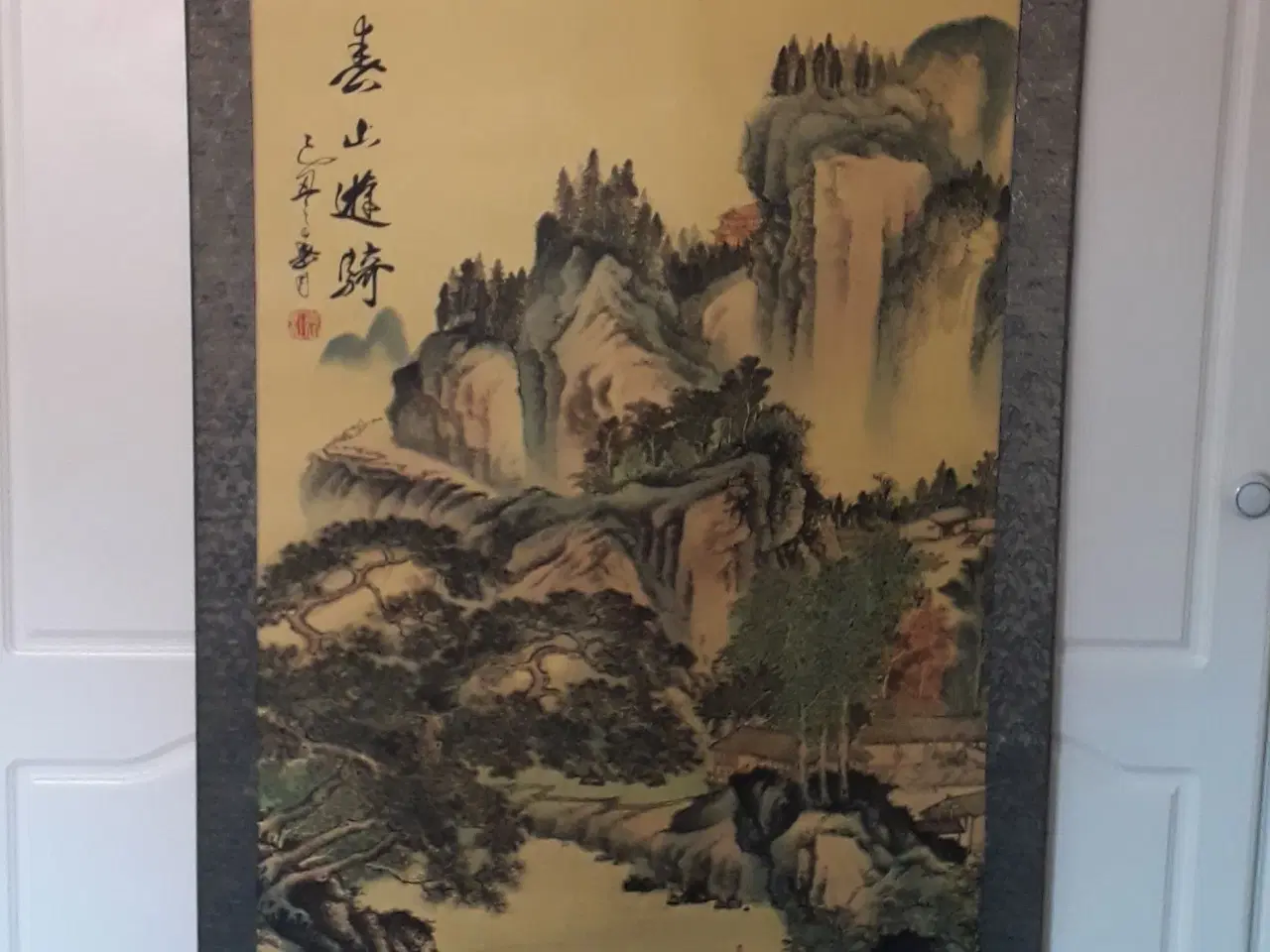 Billede 1 - Vægbillede i silketryk - Købt i Kina