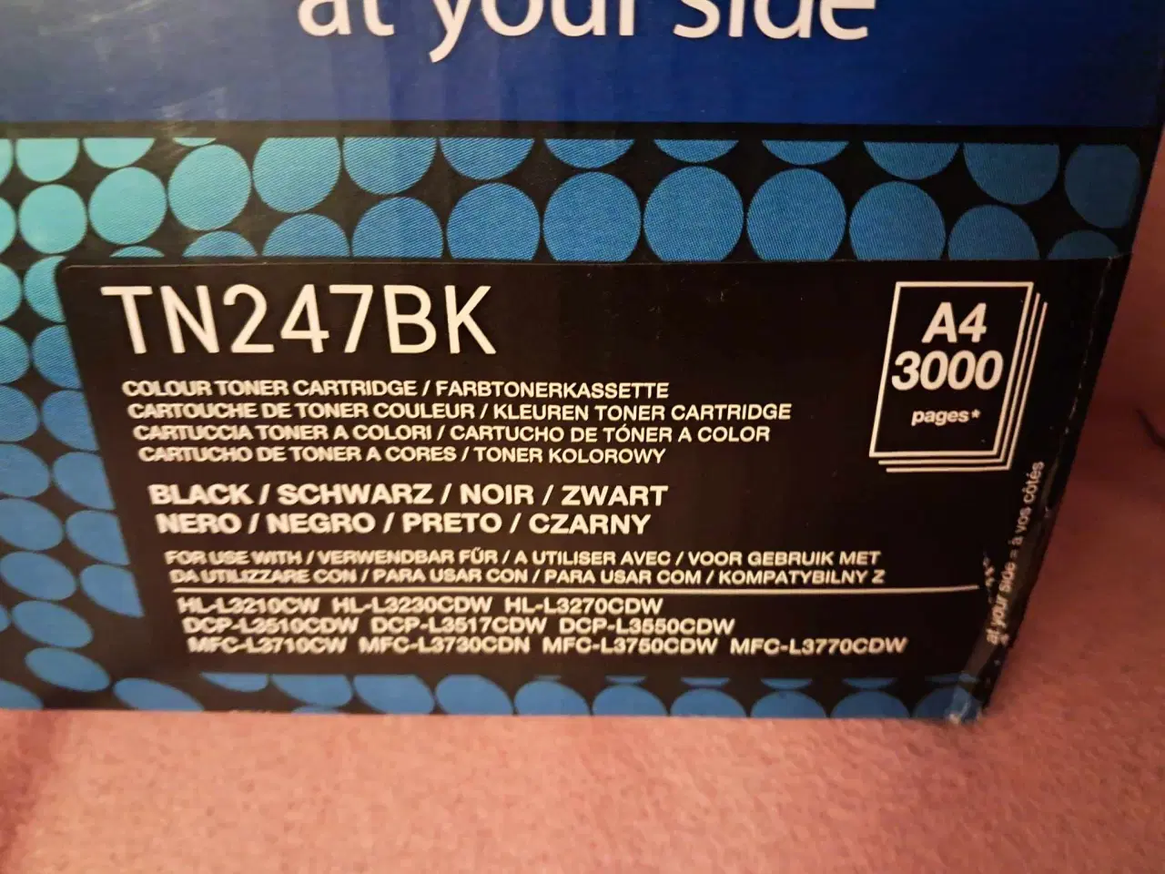 Billede 2 - Brother original printerpatron sort TN247BK XL