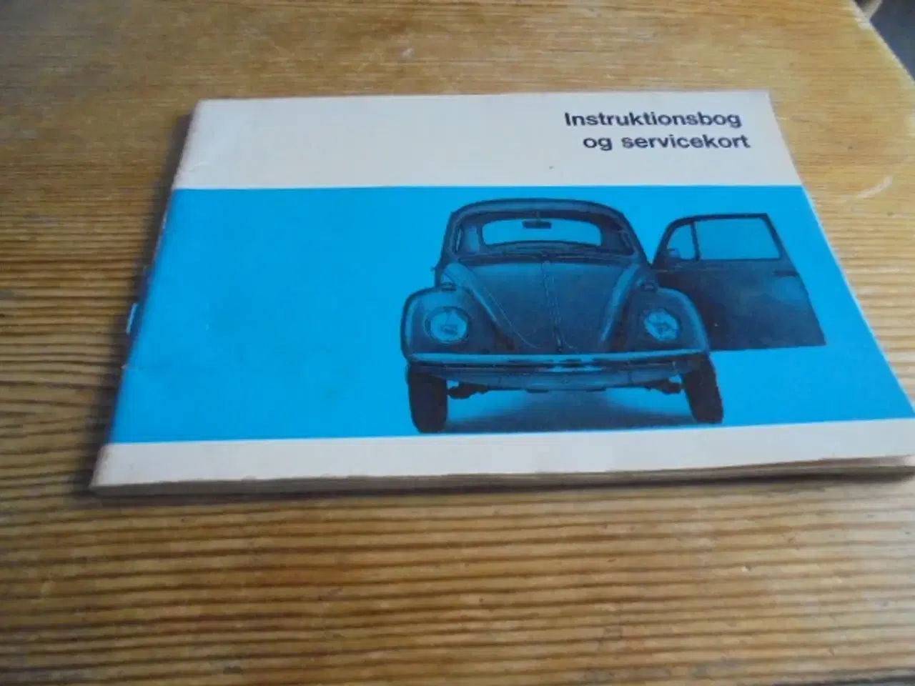 Billede 1 - Instruktionsbog til VW 1200, 1300 og 1500, cabriol