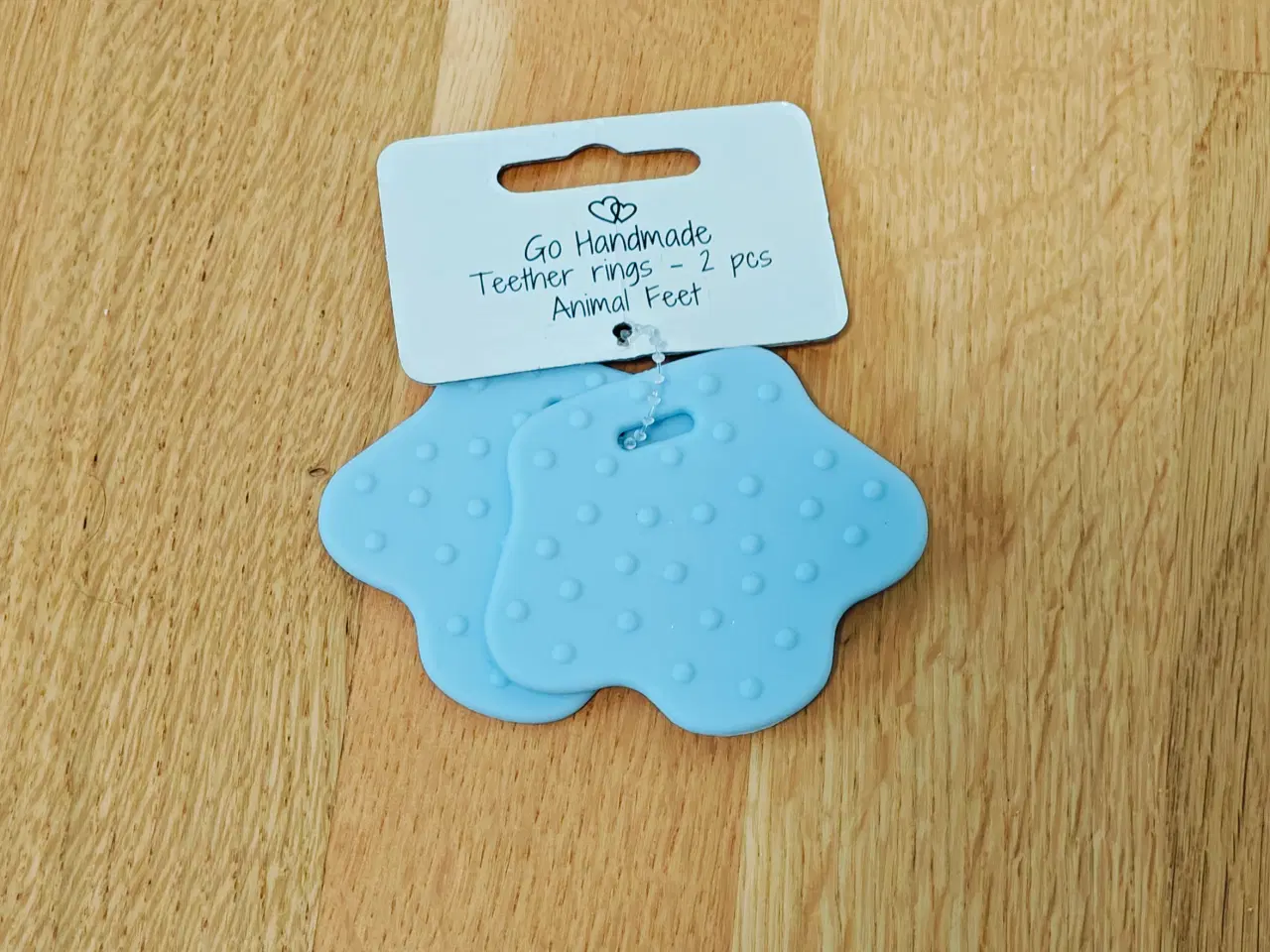 Billede 1 - 2 stks. Go Handmade Bideringe Lyseblå nye.