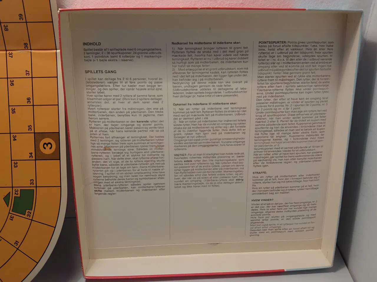 Billede 4 - 6-Dagesløbet. Komplet spil fra Sesam 1976.