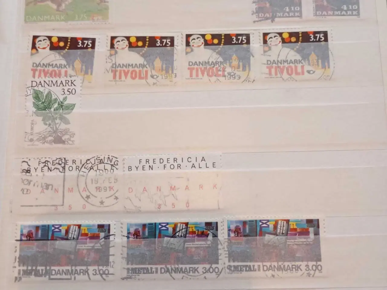 Billede 19 - indstiksbog med danske frimærker 