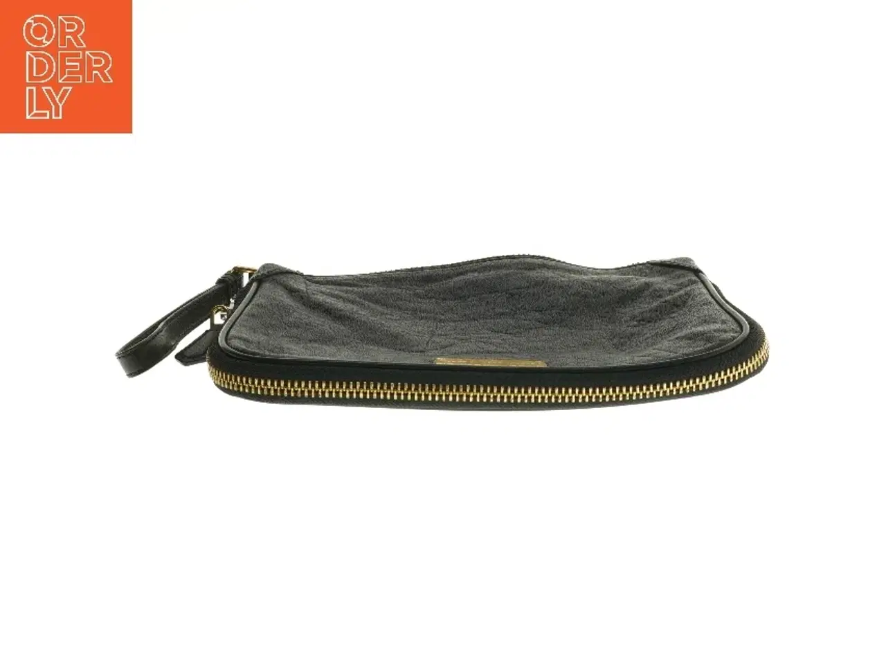 Billede 2 - Sort læder clutch med lynlås fra Marc Jacobs (str. 28x20 cm)