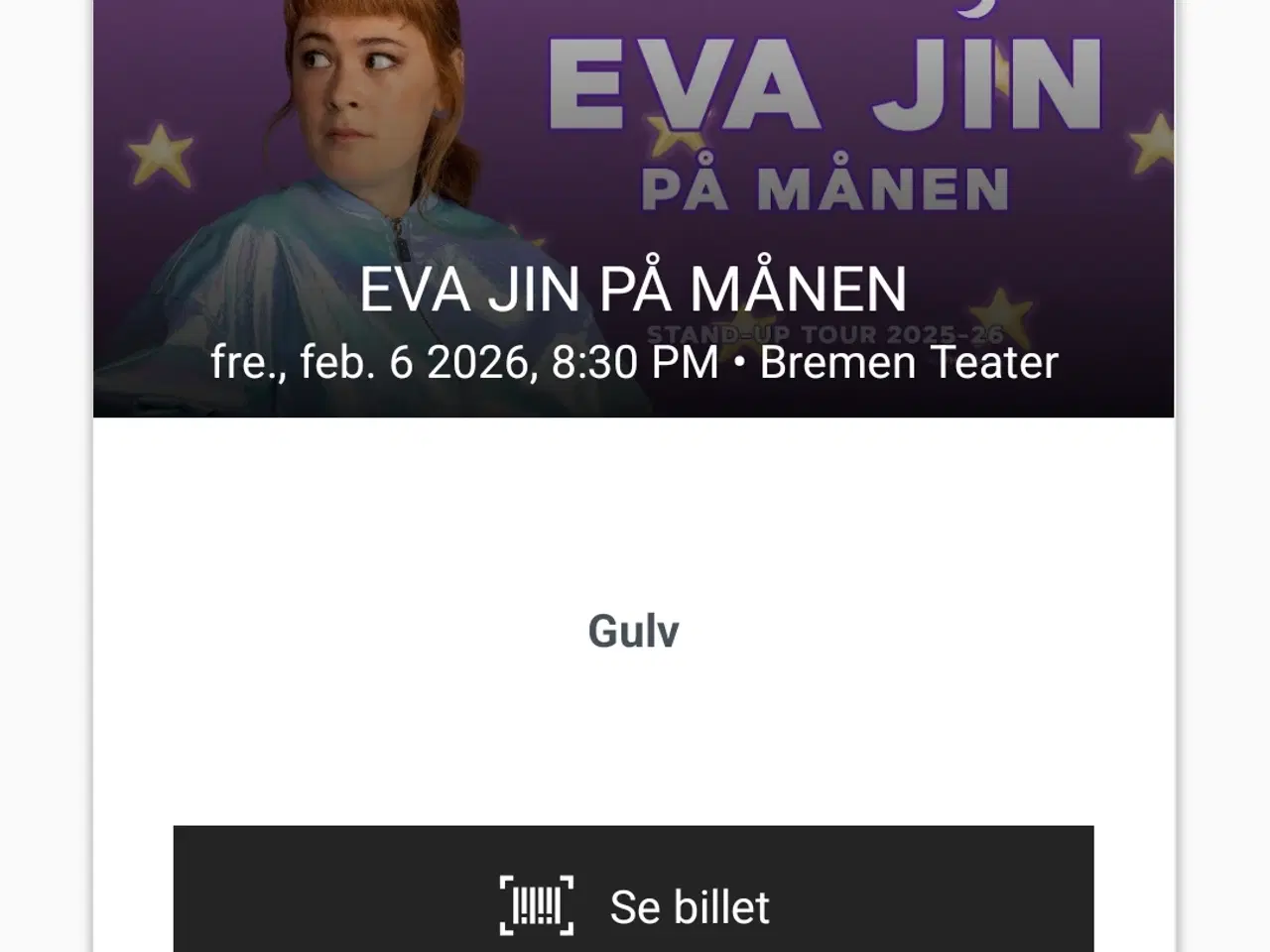 Billede 1 - Eva Jin, Bremen 6/2 kl 20.30