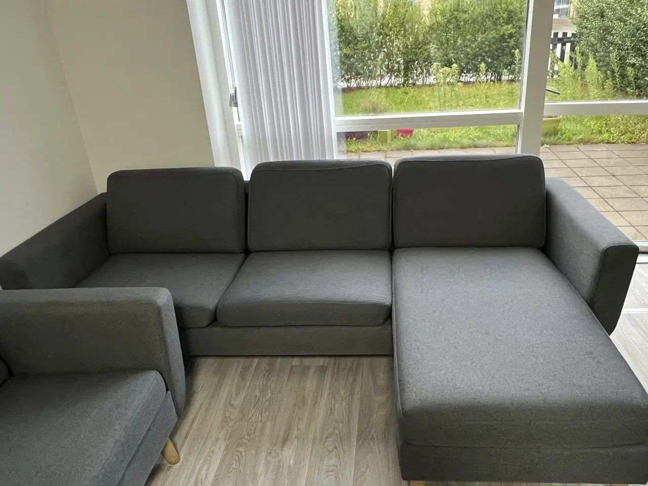 Billede 6 - 3 Personers VENDBAR sofa med chaiselong, BETRÆK KA