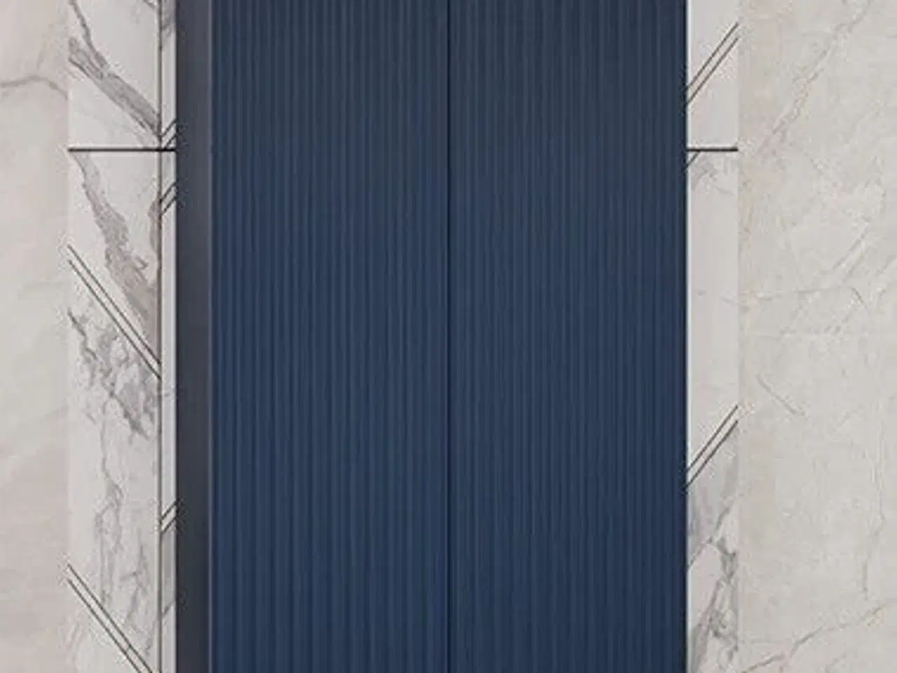 Billede 1 - Baderumsmøbel, Angels Blue Side Cabinet