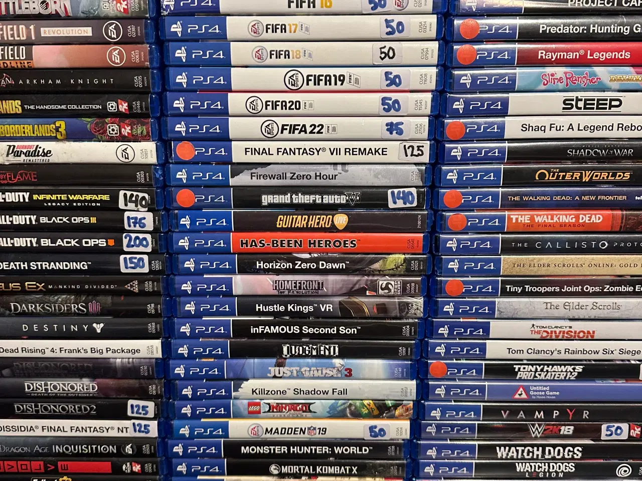 Billede 9 - 83 Stk Playstation 4 / PS4 Spil. De fleste til 100