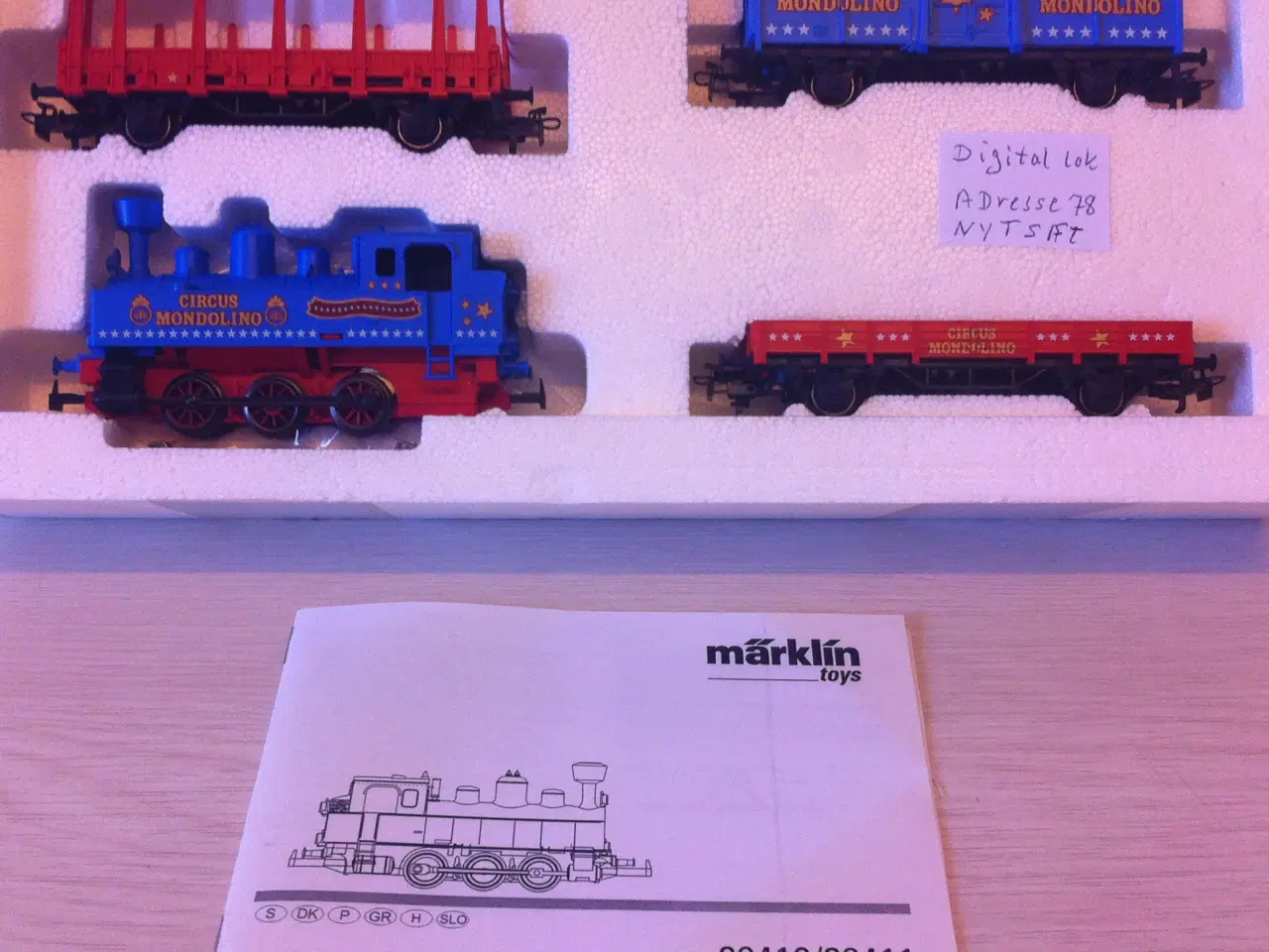 Billede 2 - Märklin 29411 Digitalt Cirkus Mondolino togsæt nyt