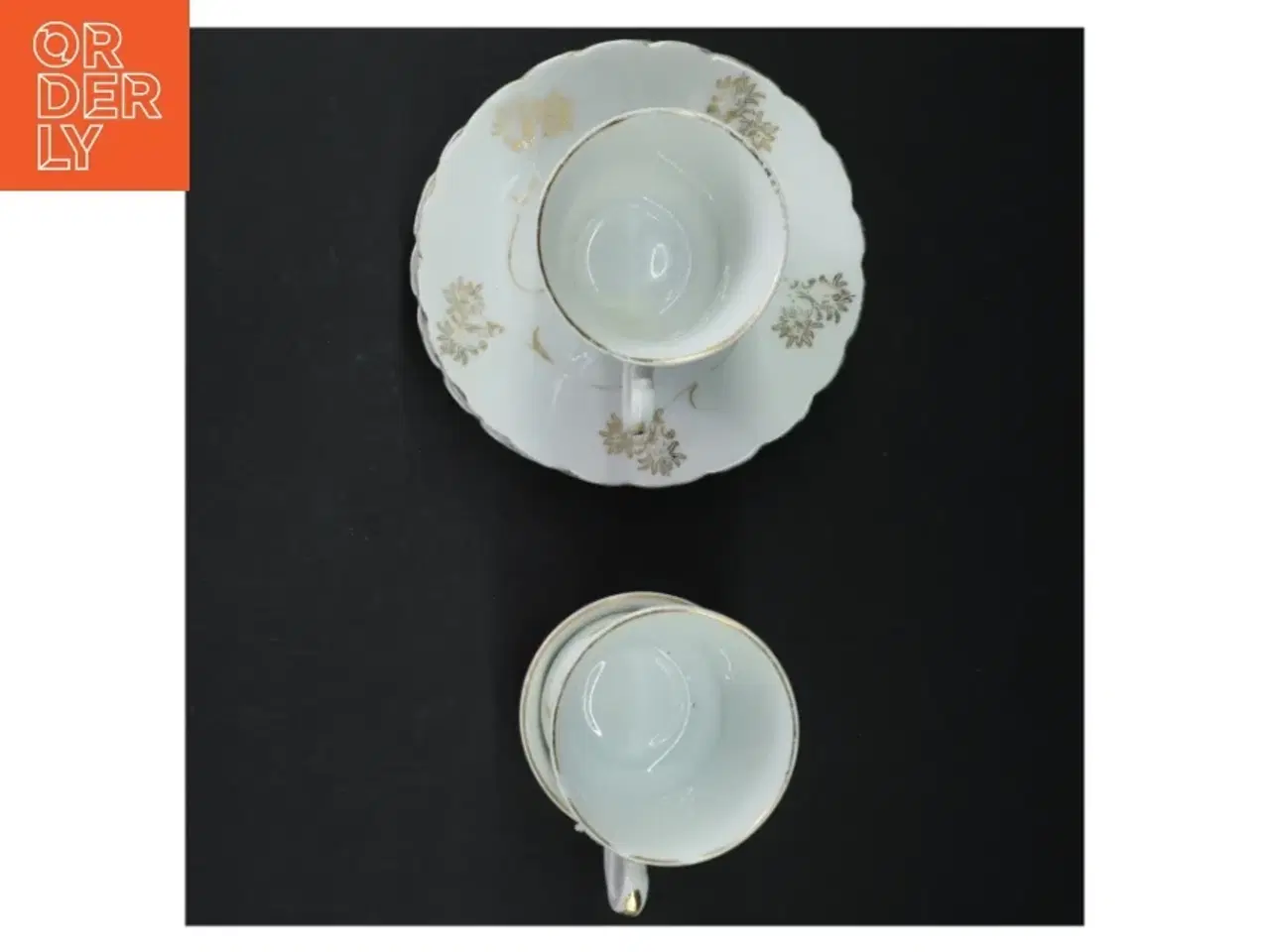 Billede 3 - Porcelæn tekopper med underkopper (str. Ø. 14 cm. h. 7 cm y. 7,5 cm)