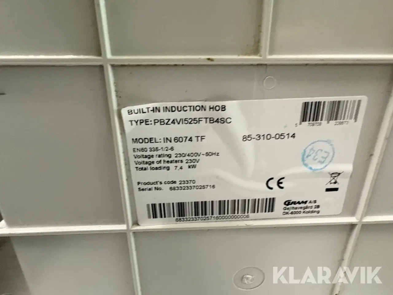 Billede 6 - Kogeplade Gram PBZ4VI525FTB4SC