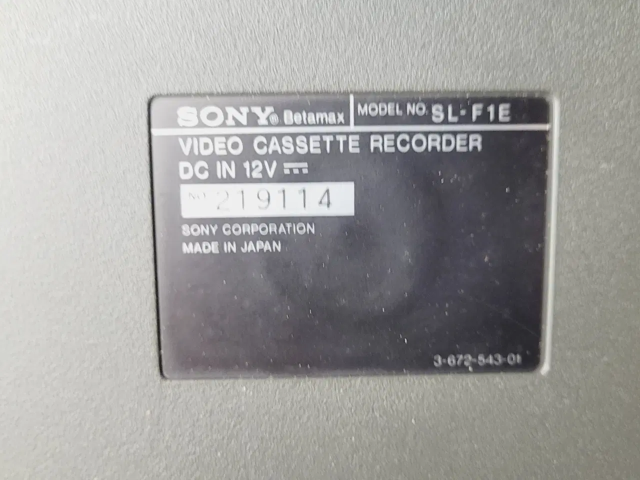 Billede 13 - ⭐️· 📸 Sony Betamax SL-F1E Bærbar Videooptager 