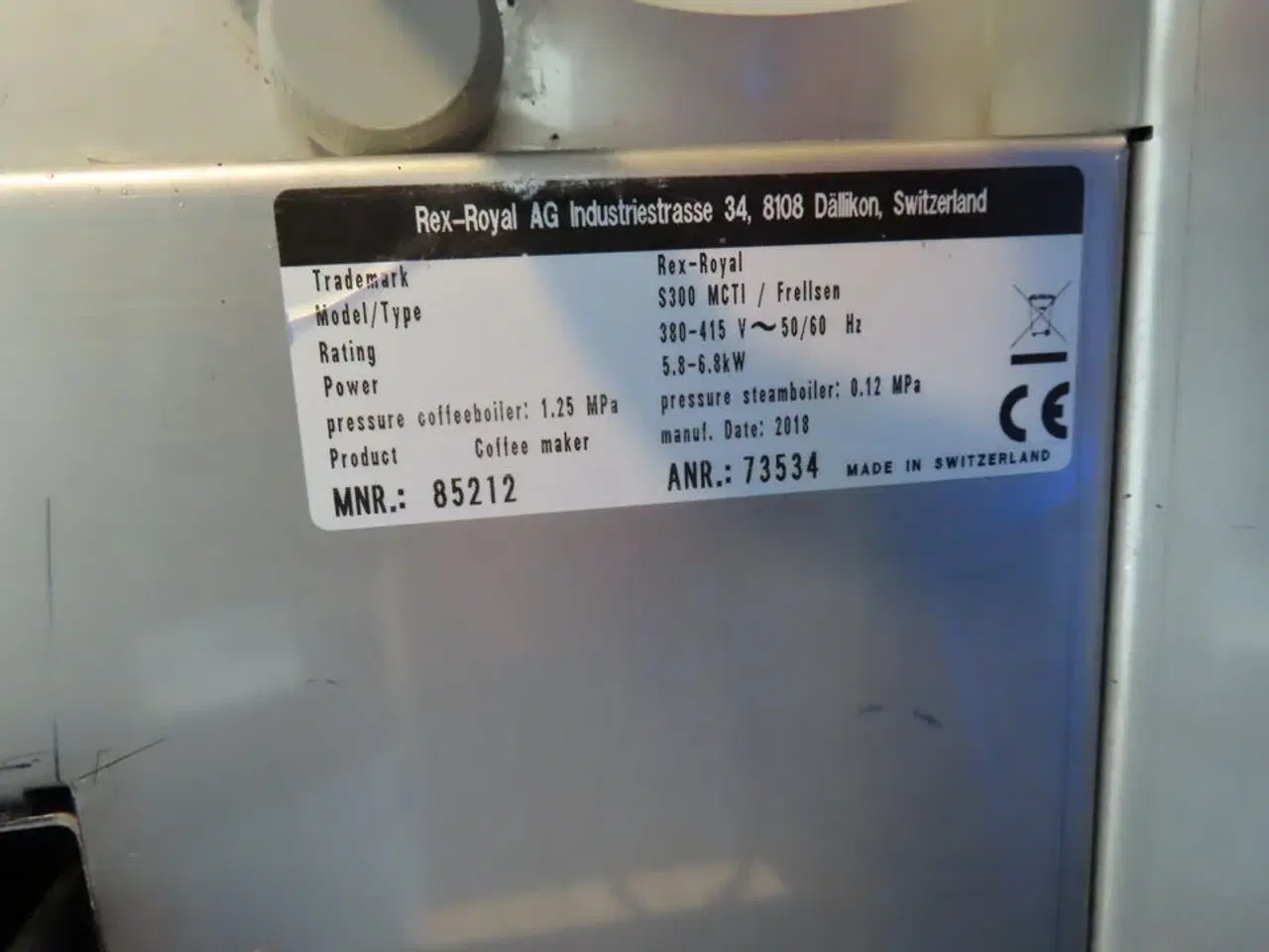 Billede 14 - Espressomaskine REX ROYAL S 300 med mælkekøler
