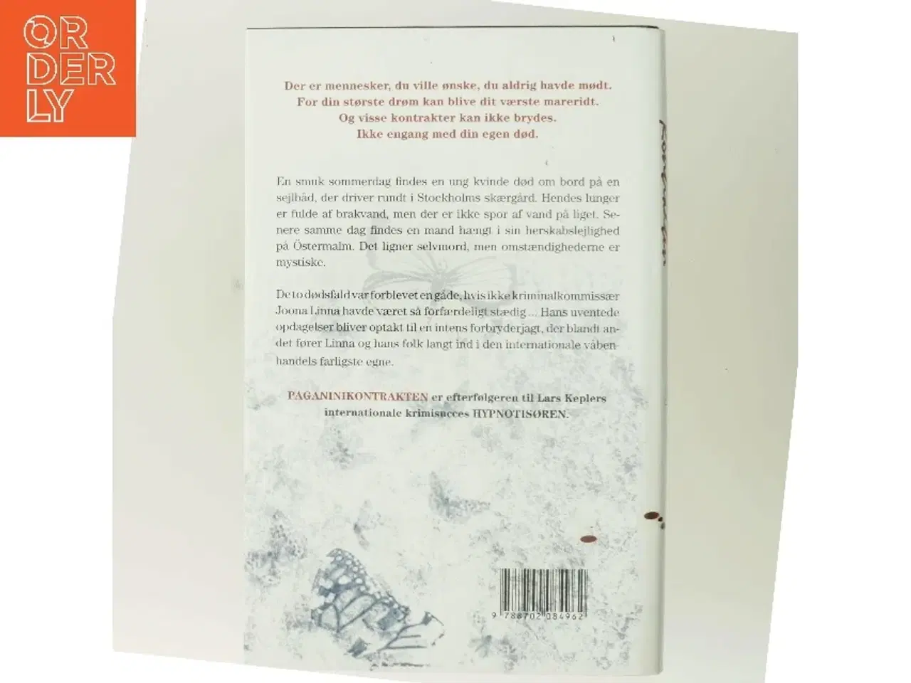 Billede 3 - Paganinikontrakten : Kriminalroman (Danish Language) af Lars Kepler (Bog)